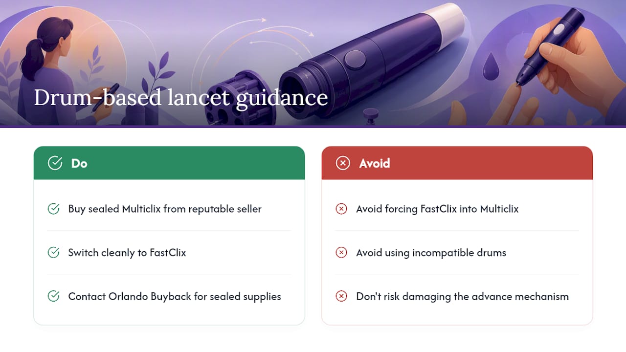 The part most guides skip about drum-based lancet systems — overview diagram