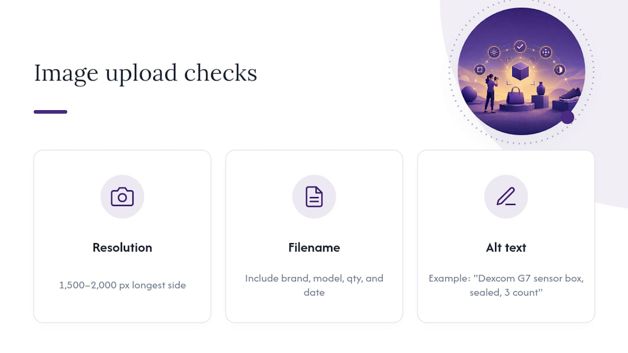 Image upload optimization checklist