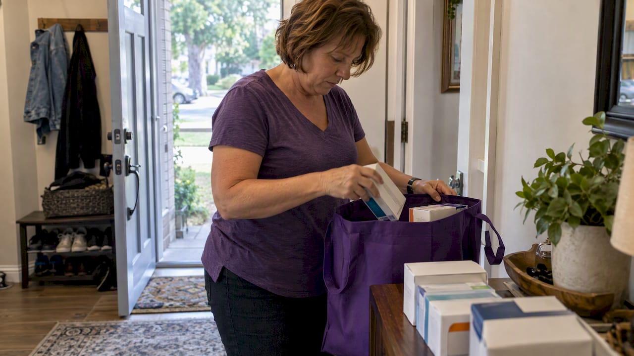Sealed diabetic supplies prepared for local buyback