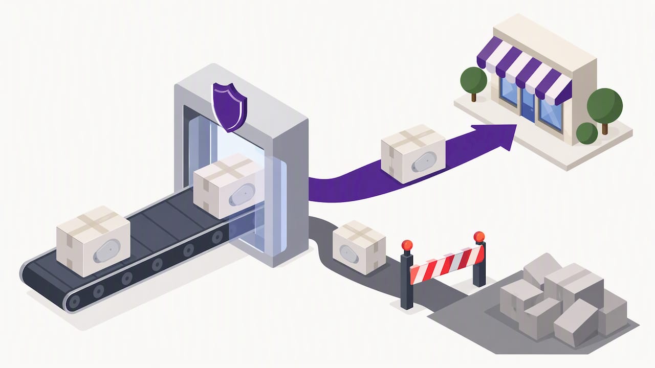 Verified supply resale and diversion paths