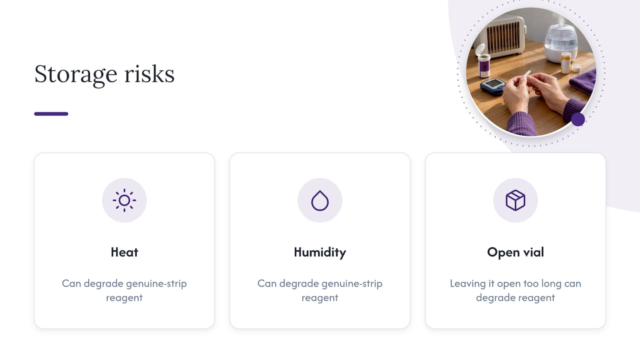 Three storage conditions that can damage strips